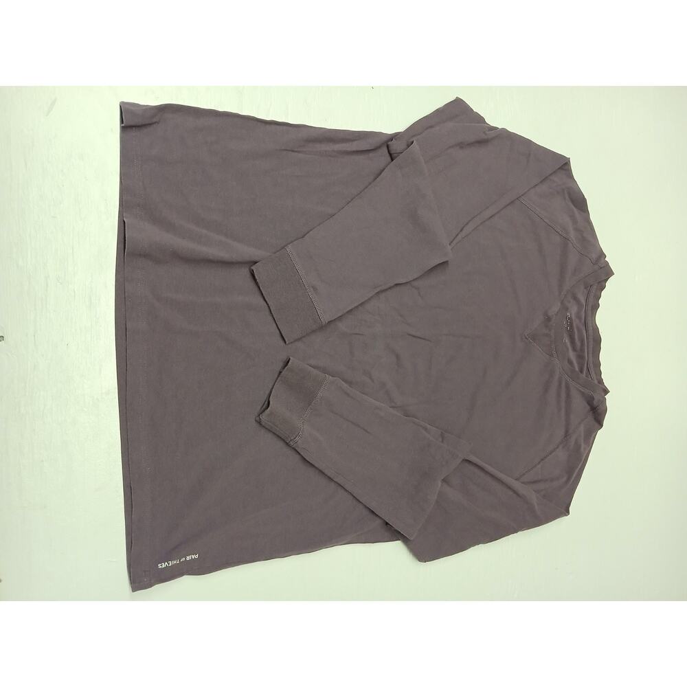 Pair Of Thieves Purple Comfort Fit Dress Casual Long Sleeve Shirt (XL)